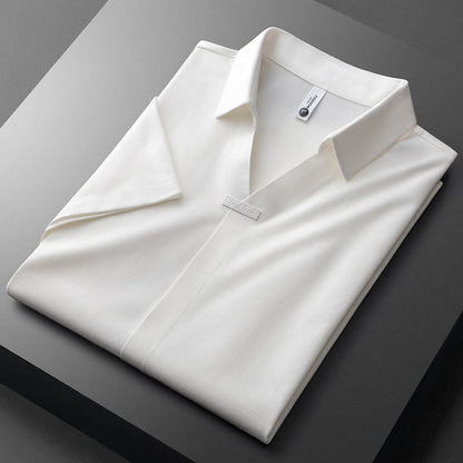Cornelio Cotton Silk Polo Shirt