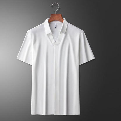Cornelio Cotton Silk Polo Shirt